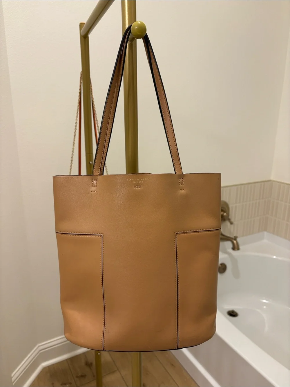 Camel Tory Burch Tote